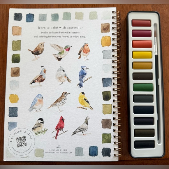 Birds Watercolor Workbook - Picture 3 of 4